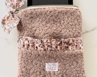 Custodia in tessuto per e-reader, custodia Paperwhite, custodia per e-reader con cerniera, custodia protettiva sostenibile per Kindle, Tolino & Co., custodie per Kindle
