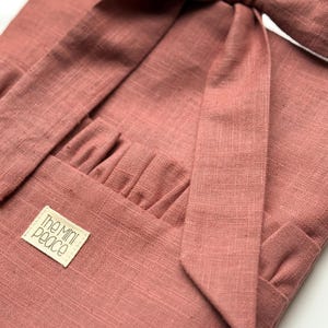 Linen Book Sleeve – Handmade Book Sleeve – Protective Cover for Books – Gift for Book Lovers – Book Lover Gift – Cozy Gift Book Cover image 9