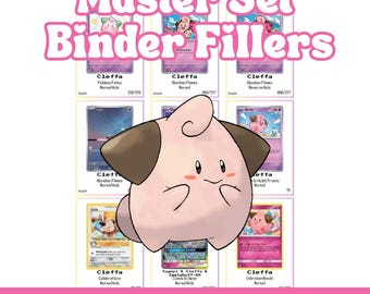 Cleffa Master Set Binder Fillers