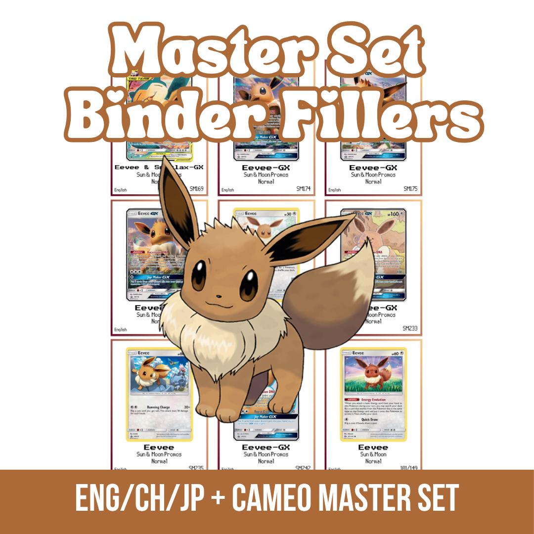 Eevee Binder for Cards - Etsy