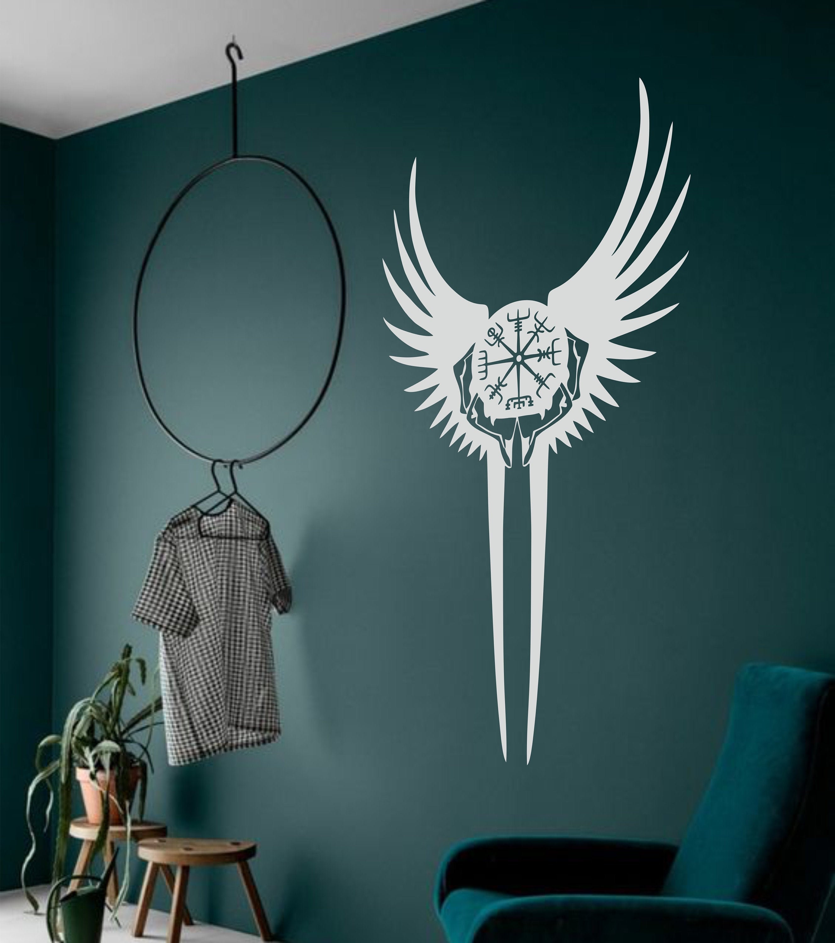 Parts & Accessories Graphics Decals Automotive VIGVISER VIKING COMPASS