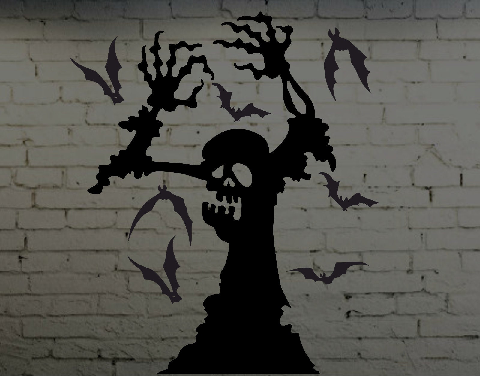 Halloween ZOMBIE Vinyl Decal Sticker Window Wall Decoration Spooky Party Kids M Halloween ZOMBIE Vinyl Decal Sticker Window Wall Decoration Spooky Party Kids M