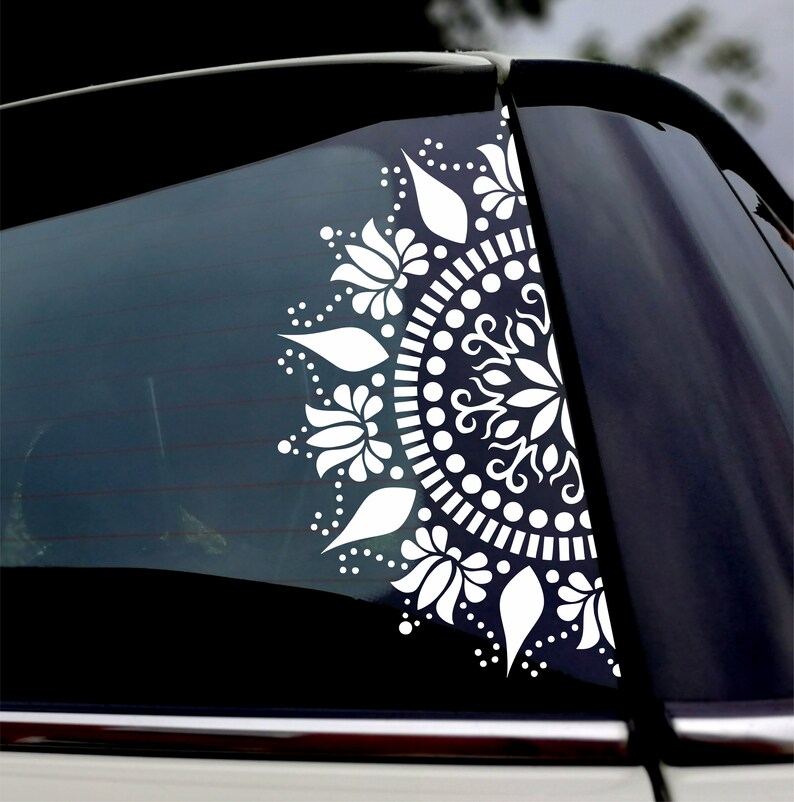 Mandala Auto Aufkleber Vinyl Aufkleber Fenster Aufkleber