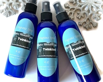 Winter Wonderland Fragrance Spray, ONE 4 oz Spray, Body Splash, Christmas Body Spray, Holiday Scent, Stocking Stuffer