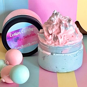 Cotton Candy Body Butter, Shea Body Butter, Body Frosting, Handmade Body Cream