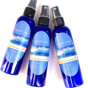 Beach Bum Fragrance Spray, ONE 4 oz Spray, Body Splash, Summer Scent, Beach Body Spray