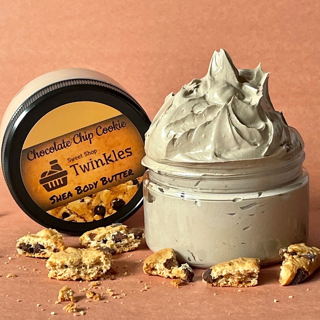 Chocolate Chip Cookie Body Butter, Whipped Shea Butter, Body Whip, Dessert  Body Butter, Body Frosting, Chocolate Scent