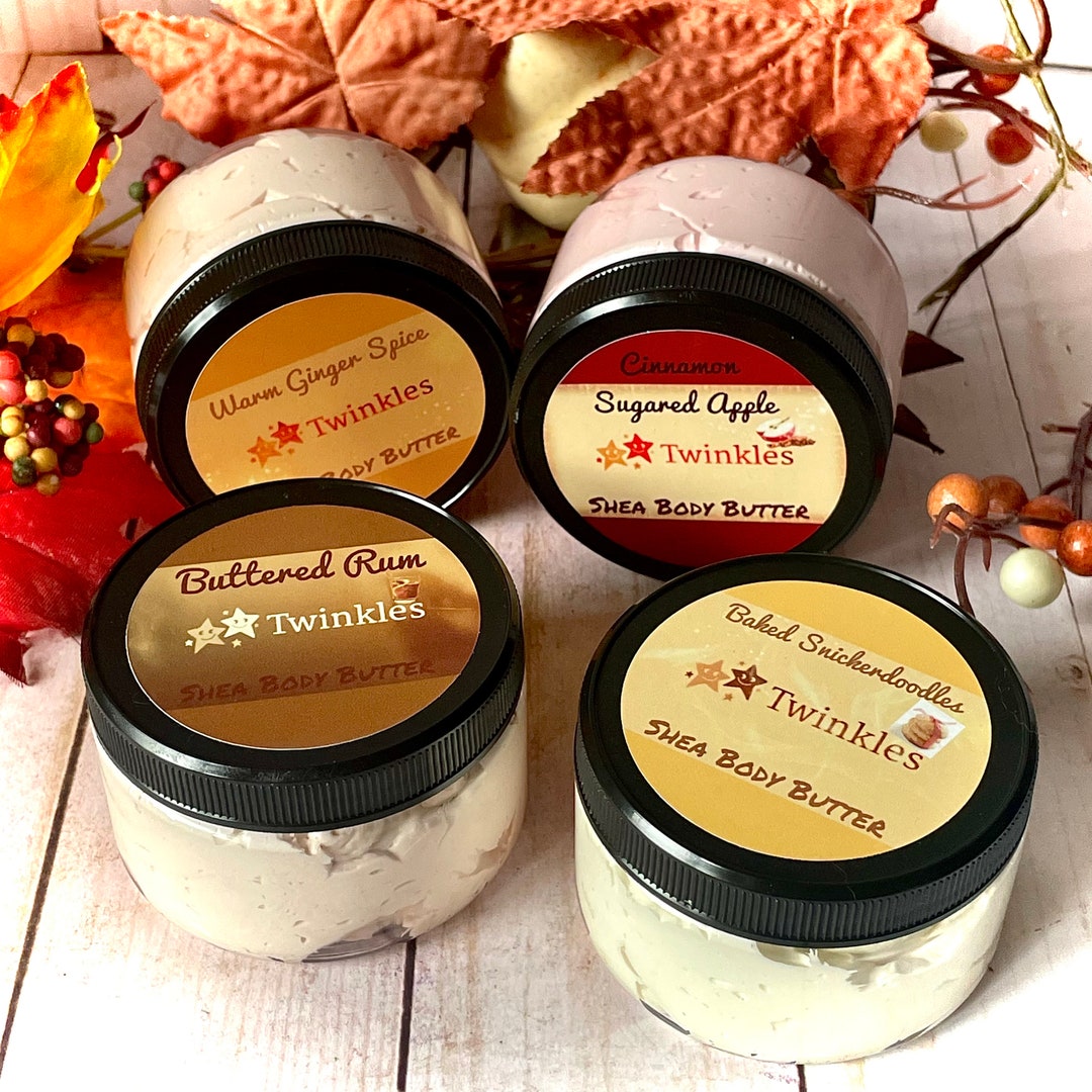 Warm & Cozy Body Butter Collection, Whipped Shea Body Butter, Body Butter Gift Set, Christmas
