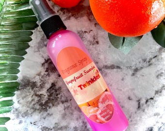 Grapefruit Sunrise Fragrance Spray: Fruity Summer Body Splash (4 oz)