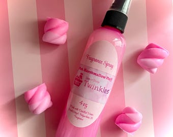 Pink Marshmallow Fluff Fragrance Spray: Sweet Scented Body Spray (4 oz)