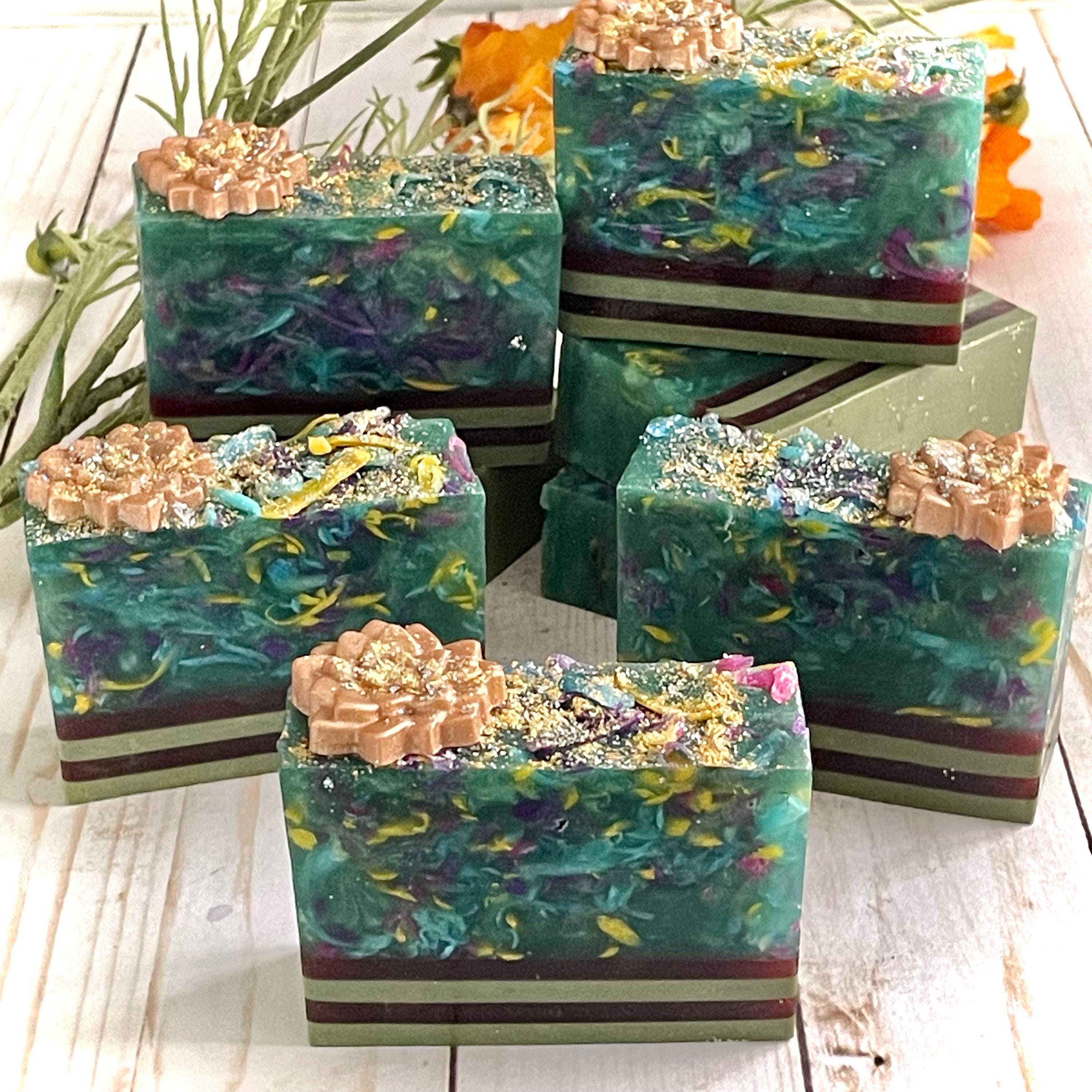 Forest Fae Handcrafted Soap, Soap Bar, Fairy Soap Bar, Cottagecore Soap, Fancy Soap