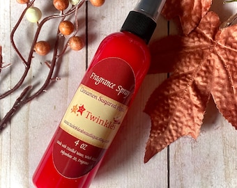 Cinnamon Sugared Apple Fragrance Spray: Fall Holiday Body and Room Mist, Spiced Cider Donut Scent