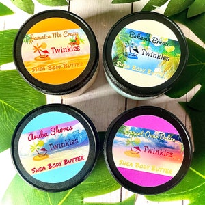 Tropical Body Butter Collection, Body Butter Bundle, Whipped Shea Butter, Summer Body Butter, Body Moisturizer image 8