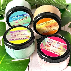 Tropical Body Butter Collection, Body Butter Bundle, Whipped Shea Butter, Summer Body Butter, Body Moisturizer image 3