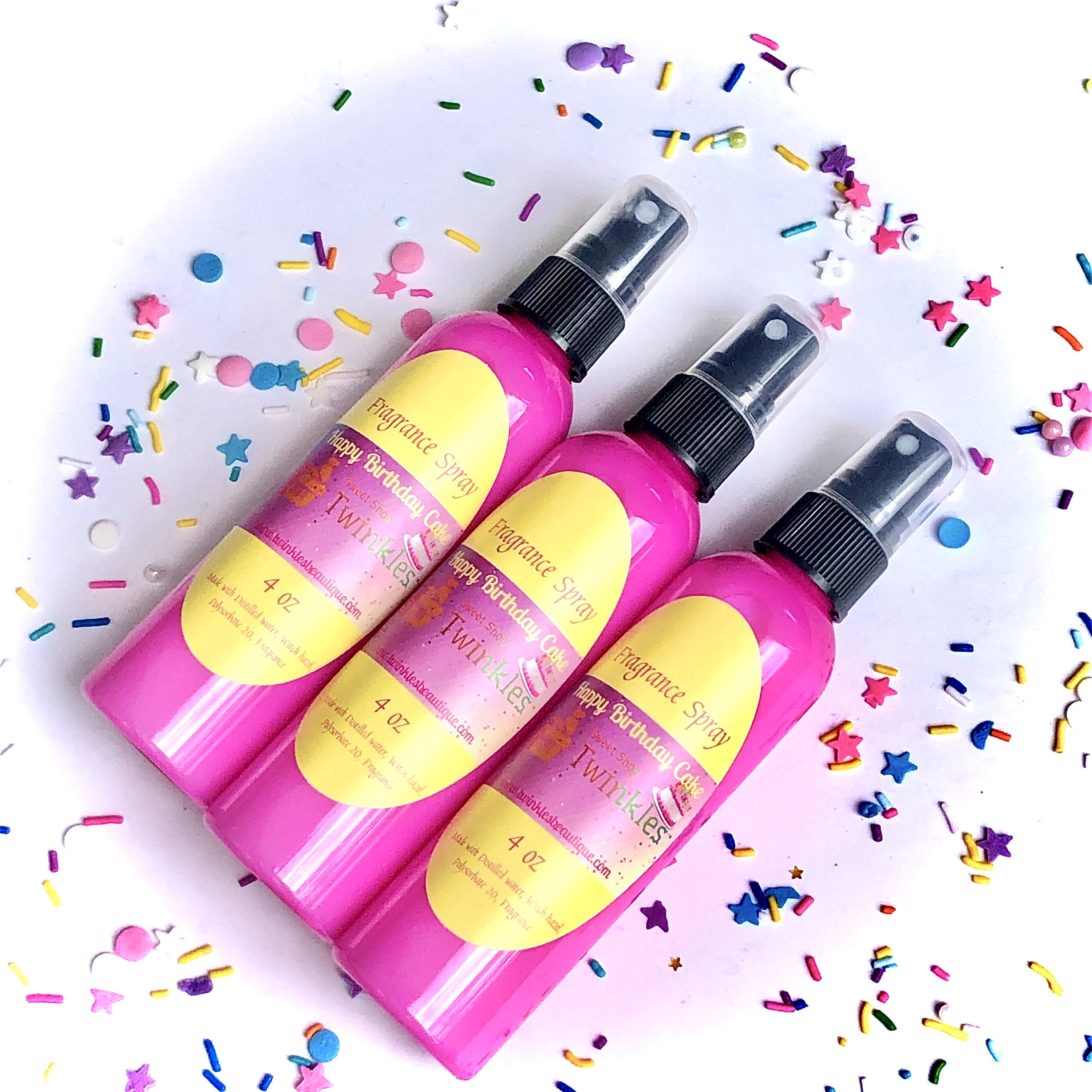 Happy Birthday Cake Fragrance Spray Body Splash Body Mist Etsy