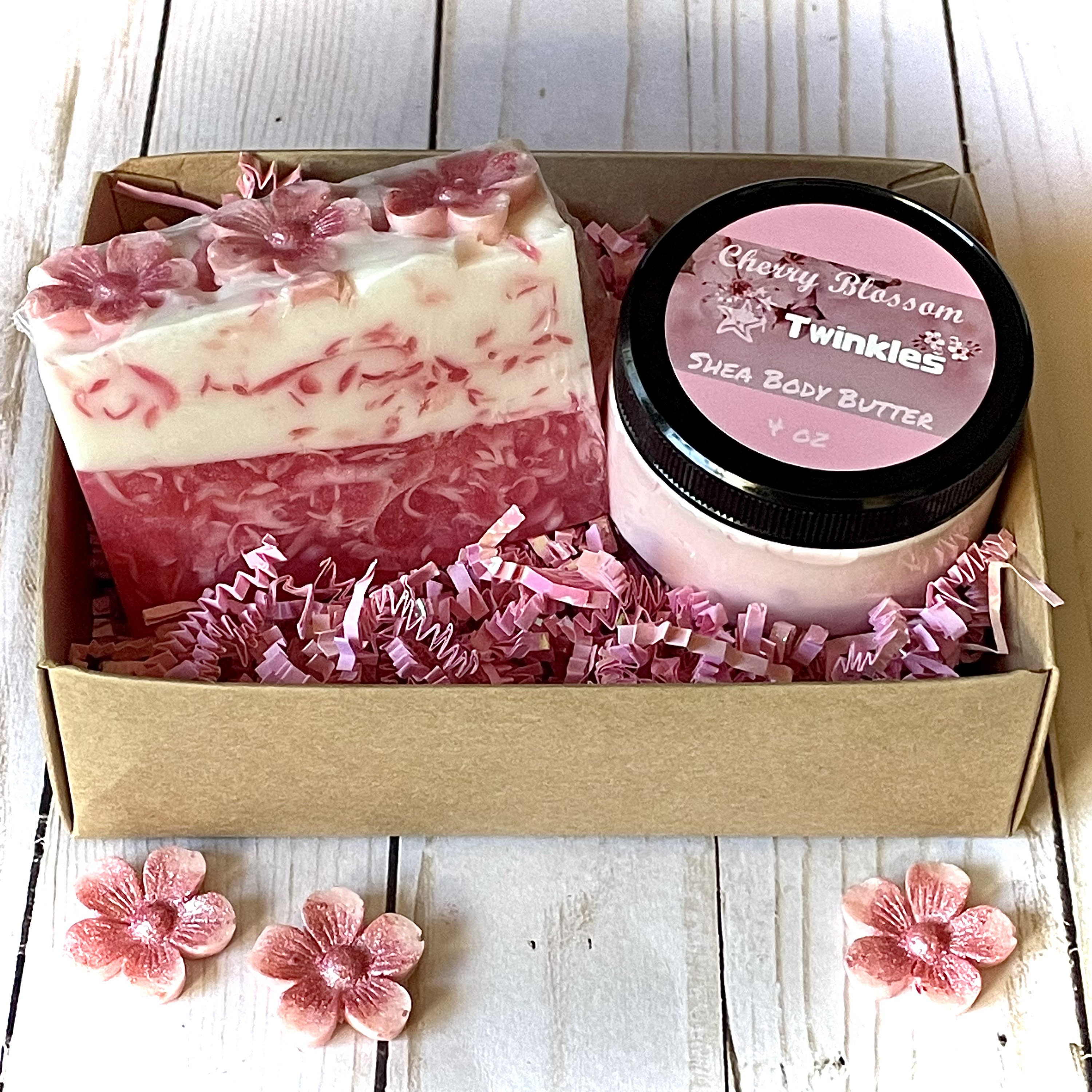 Cherry Blossom Gift Box Bath and Body Gift Bath Gift Set Etsy