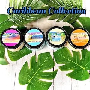 Tropical Body Butter Collection, Body Butter Bundle, Whipped Shea Butter, Summer Body Butter, Body Moisturizer image 4