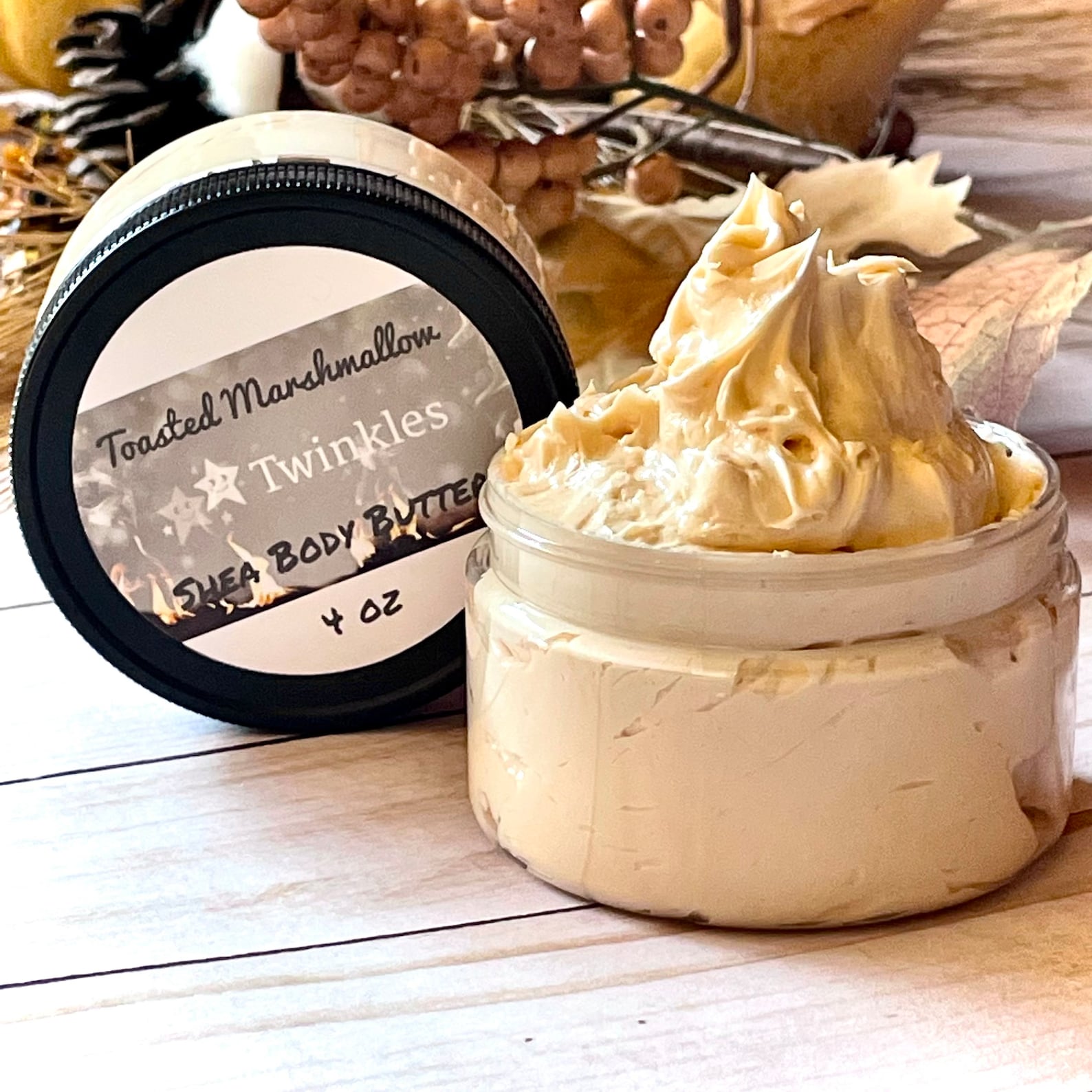 Toasted Marshmallow Body Butter Whipped Shea Butter Body Etsy