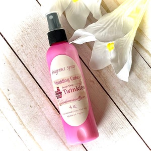 Wedding Cake Fragrance Spray, ONE 4 oz Body Spray, Body Mist, Dessert Body Splash, Cake Perfume Spray