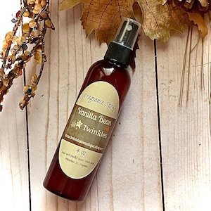 Vanilla Bean Fragrance Spray, Body Spray, Sweet Body Scent, Vanilla Body Splash