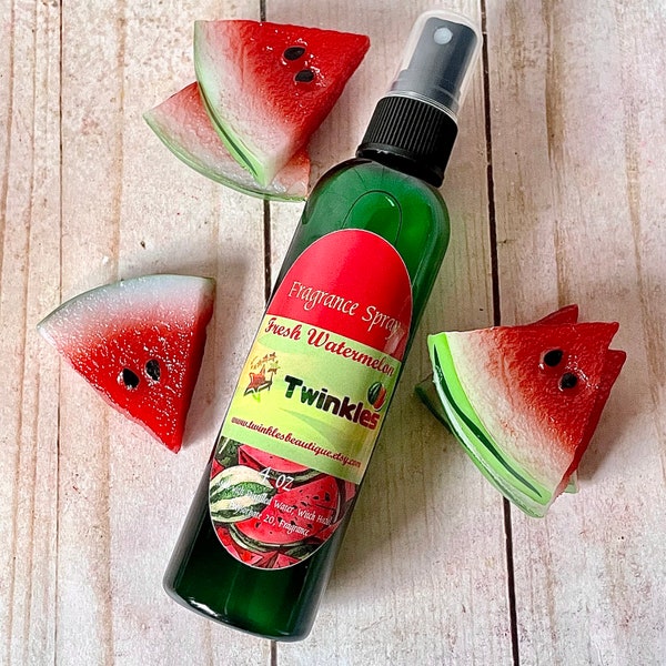 Fresh Watermelon Fragrance Spray, Fruity Body Splash, Summer Body Spray, Body Mist