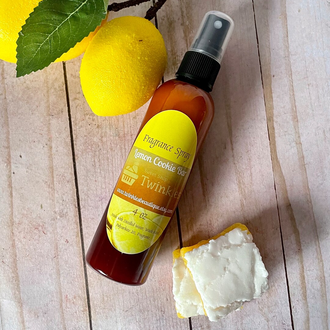 Lemon Cookie Bar Fragrance Spray, ONE 4 Oz Spray, Body Spray, Body