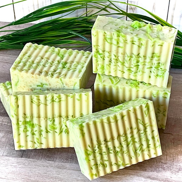 Lemongrass Sage Soap, Essential oil soap, Aromatherapy Soap, Natural Soap Bar