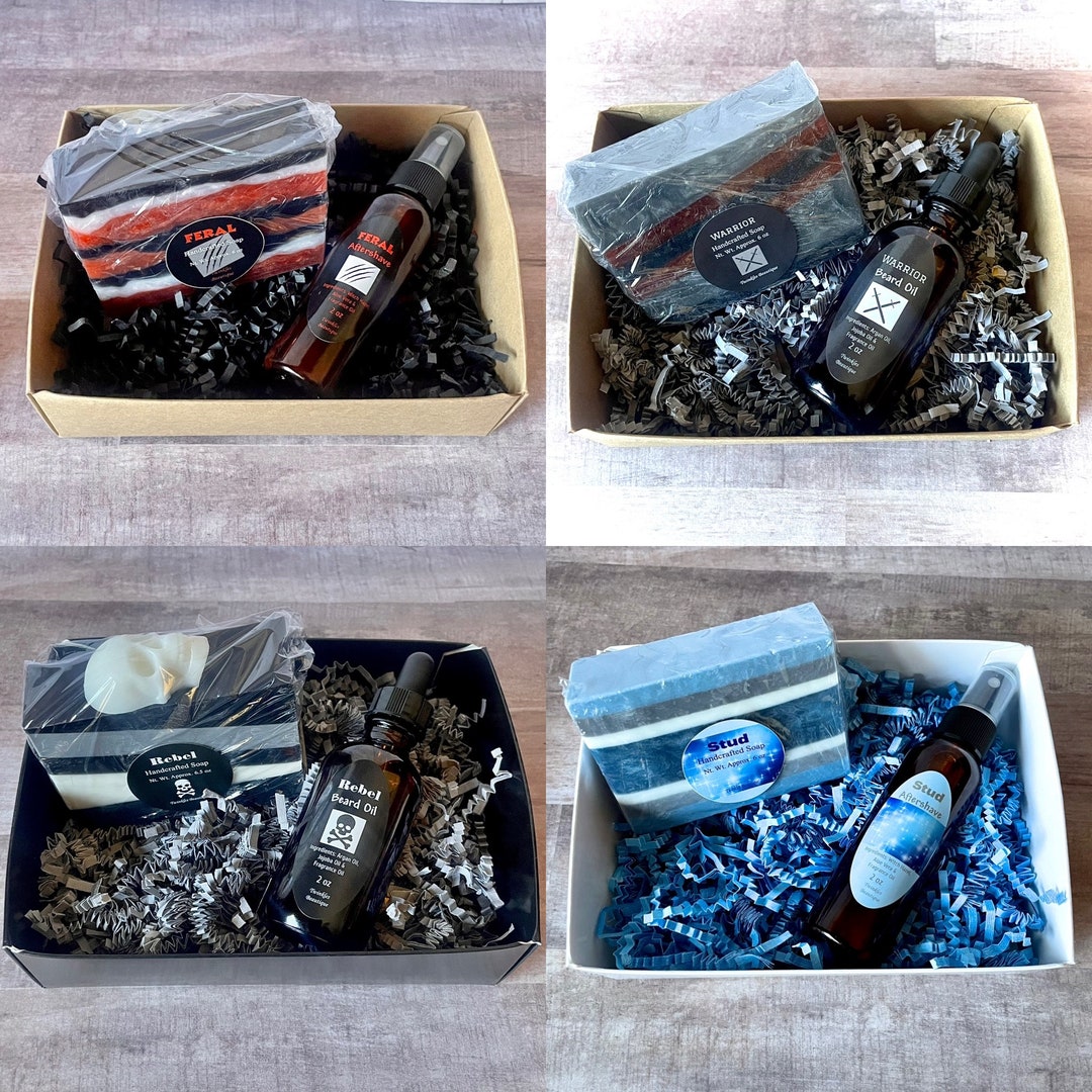 Men’s Bath Gift Set, Gift for Him, Masculine Fragrance, Aftershave for ...