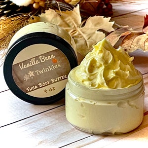 Vanilla Bean Body Butter, Shea Body Butter, Body Frosting, Shea Body Cream