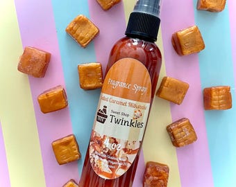 Salted Caramel Milkshake Fragrance Spray, ONE 4 oz Spray,  Body Spray, Gourmand Scent