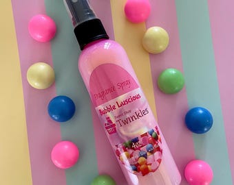 Bubble Luscious Fragrance Spray: Sweet Bubble Gum Body Mist (4 oz)