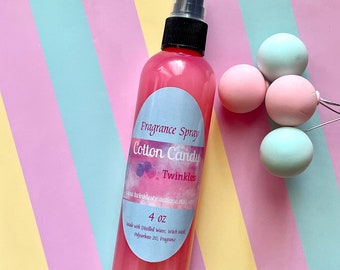 Cotton Candy Fragrance Spray, Body Splash, Body Mist, Sugar Scent, Candy Fragrance