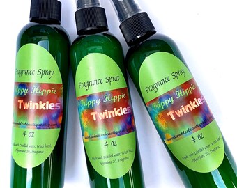 Trippy Hippie Fragrance Spray, ONE 4 oz Spray, Body Mist, Body Spray, Hippie Gift