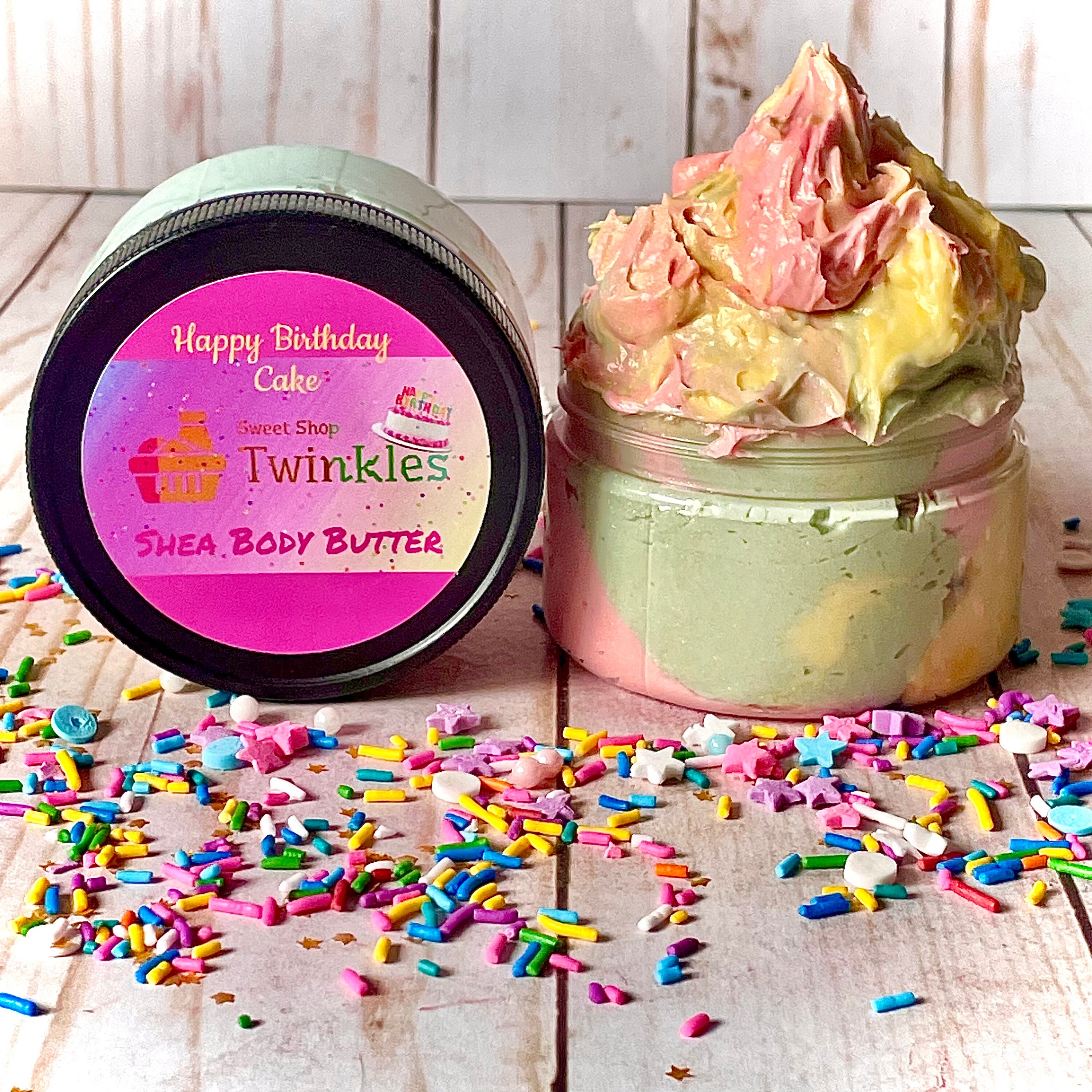 Birthday Cake Whipped Body Butter – Pure Honey Cosmetics