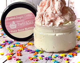 Frosted Sugar Cookie Body Butter, Whipped Shea Butter, Bakery Scent, Body Frosting