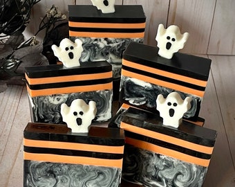 Spooky Spirit Handcrafted Soap, Glycerin Soap Bar, Halloween Soap, Halloween Party Favors