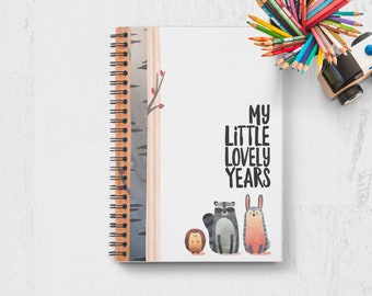 KINDERTAGEBUCH -My little lovely years-, Erinnerungsbuch für Kinder 1-6 Jahre