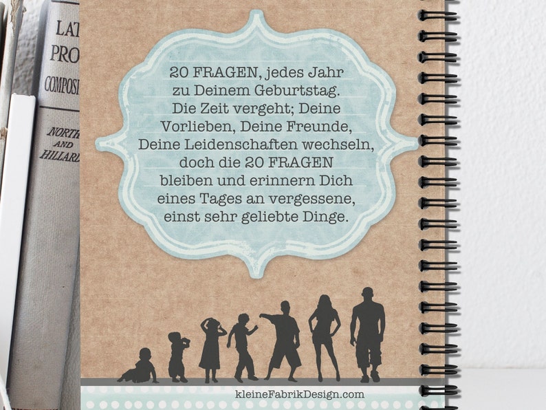 KINDERTAGEBUCH 20 FRAGEN zum Geburtstag, Mint image 7