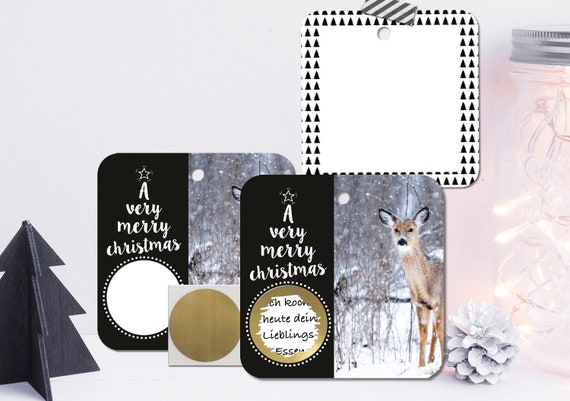 advent calendar scratch cards