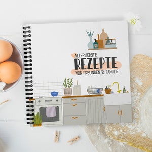 REZEPTBUCH Kochfreundebuch für 30 Rezepte