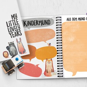 KINDERTAGEBUCH My little lovely years, Erinnerungsbuch für Kinder 1-6 Jahre Bild 7