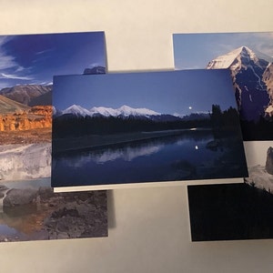 Canadian Rocky  Mountain Variety Pack (5) Blank Greeting Card