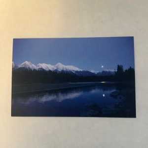 Chaîne de la vallée de la Columbia, route 93, parc national de Kootenay, carte de voeux vierge, montagnes Rocheuses canadiennes