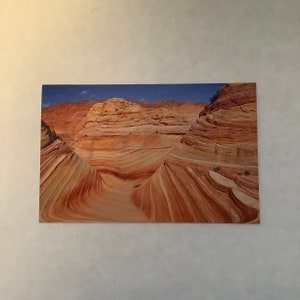 Carte de voeux vierge Arizona Wave, paysages désertiques