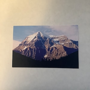 Mt Robson, Parque Nacional Jasper, Cartão Em Branco, Montanhas Rochosas Canadenses