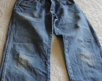 Vintage Wrangler Work Worn  Blue Jeans -29 x 32