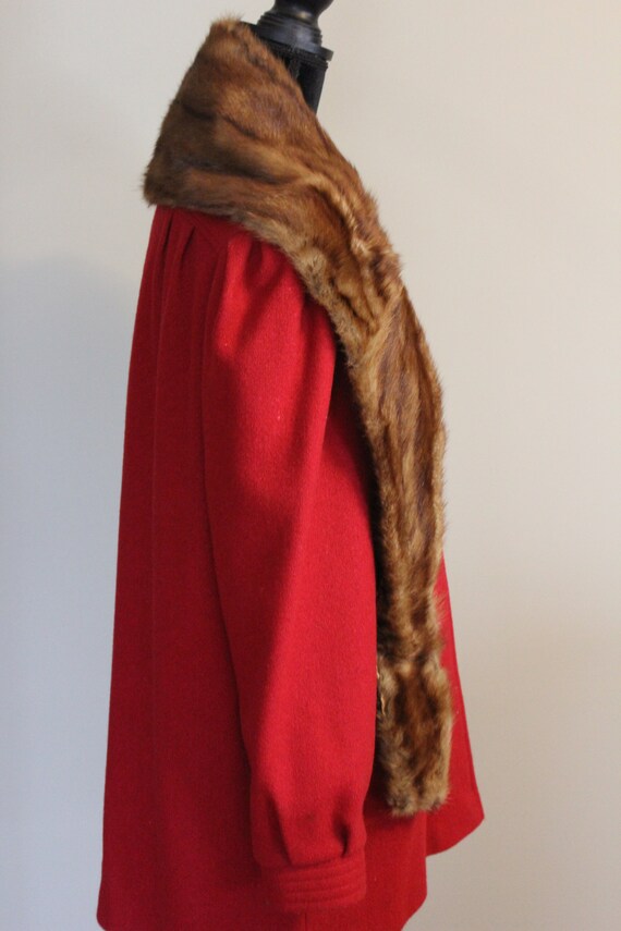 Vintage Annis Furs-Natural Mink Boa/Collar - image 4