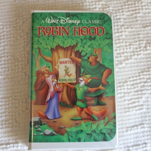Robin Hood VHS -Walt Disney- Black Diamond Classic #1189