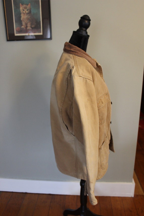 Vintage Patched Farm Work Distressed Carhart Chor… - image 7