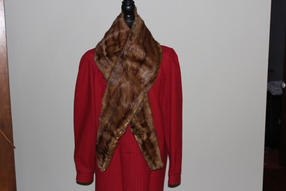 Vintage Annis Furs-Natural Mink Boa/Collar - image 2